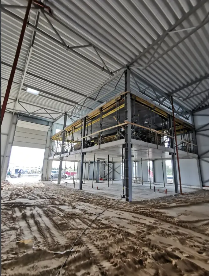 Trijų prekybos paskirties pastatų statybos projektas