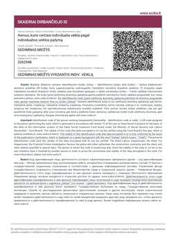 Skaidriai dirbančiojo ID